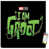 Marvel Vagyok Groot-Logo Fali Poszter, 22.375 34