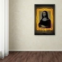Védjegy Szépművészet 'Mona Lisa' vászon művészete, Octavian Mielu
