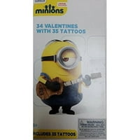 Valentin 32Ct Minions TATT00