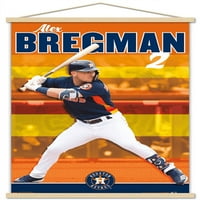 Houston Astros - Ale Bregman fali poszter mágneses kerettel, 22.375 34