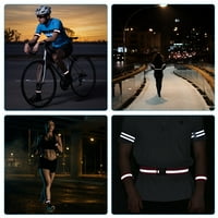 Egyedi olcsók nagy láthatóságú fényvisszaverő övszalagok fényvisszaverő fogaskerék a kerékpározáshoz