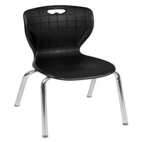 Kee 72 30 állítható magasságú tantermi asztal-Bézs & Andy 18-in Stack székek-Fekete