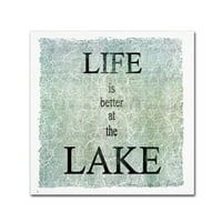 Védjegy Képzőművészet: Az élet jobb a tónál, a LightBoxJournal által készített vászon művészete