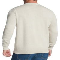 Chaps férfi klasszikus fit pamut szilárd személyzet pulóver