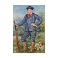 Védjegy Szépművészet 'Jean mint Huntsman' vászon művészete: Pierre Auguste Renoir