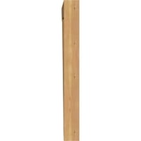 Ekena Millwork 1 2 W 20 D 32 H IMPARIAL SLAT SMABLE BRACKET, Western Red Cedar