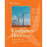 Strathmore Windpower rajzpapír Pad, 8,5 in 10in