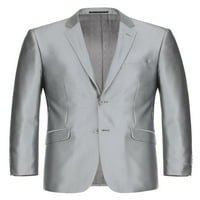 Férfi vékony illeszkedés 2 darabos öltöny egy mellű gomb Blazer dzseki és lapos nadrág öltöny a férfiak számára