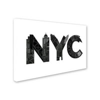 Védjegy Képzőművészet 'NYC' vászon művészet: Robert Farkas
