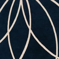 Művészi szövők oakura sötétkék modern 6 'kerek terület szőnyeg