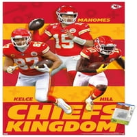 Kansas City Chiefs - Hármas fali poszter pushpins, 22.375 34