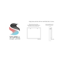 A Stupell Industries zamatos koszorú üdvözlő otthoni jel Green Black Canvas Wall Art Design, Kim Allen, 10 24