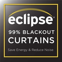Eclipse Samara egységes színű áramszüneti rúd zsebfüggöny -valance, smaragd, 16