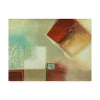 Védjegy Képzőművészet „A négyzeteket ékszerrel itatta le” vászon művészete: Pablo Esteban