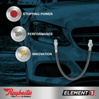 Raybestos BH Professzionális minőségű hidraulikus féktömlő. Válassza ki: 2005- Ford Mustang