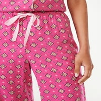 Joyspun női szövött kivágott pizsama nadrág, S méret S -tól 3x -ig