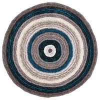 Nuloom Classie kézi tufikált bozontos szőnyeg, 3 '5', kék multi