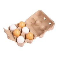 BigJigs játékok - fa Si tojások egy kartonban