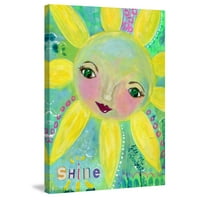 Marmont Hill Sun Face Shine Jill Lambert festmény nyomtatás csomagolt vászonra