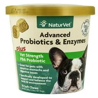 NaturVet Advanced probiotikumok és enzimek kiegészítő kutyáknak, lágy rágók