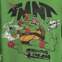 Tizenéves mutáns ninja teknős fiúk hosszú ujjú személyzet pulóver, méret 4-18