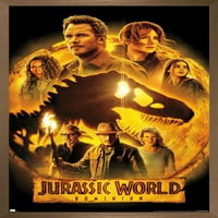 Jurassic World: Dominion-Csoport Egy Lap Fal Poszter, 22.375 34 Keretes