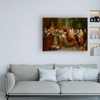 Védjegy Képzőművészet „A Salamon bálványimádása” vászon művészete Frans Francken, a fiatalabb