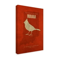A Red Atlas Designs védjegye képzőművészet „állami állatok indián” vászonművészete