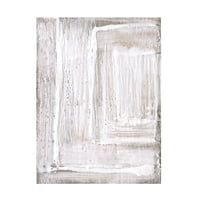 Jennifer Goldberger 'Concentric White I' Canvas Art