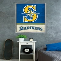 Seattle Mariners - Retro Logo Wall poszter, 22.375 34