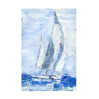 Ethan Harper 'Blue Sails II' vászon művészet