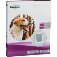 Petsafe eredeti műanyag kutyaajtó, fehér, nagy, 32 l 24 W 3 H