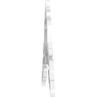 Ekena Millwork 36 W 21 H 1 P hangmagasság Baile építészeti minőségű PVC Gable Pedimimed