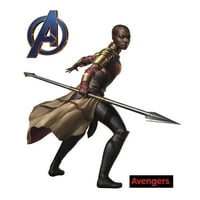 Sathead Avengers: Endgame - Okoye - Nagy hivatalosan engedélyezett Marvel eltávolítható fali matrica