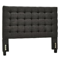 Chelsea Lane Linen Gomb Tufted Headboard, királynő, bézs