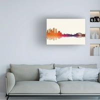 Marlene Watson 'Sydney NSW Skyline 2' Canvas Art