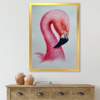 Designart 'A Pink Flamingo IV.