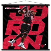 Michael Jordan-Pinstripes fali poszter mágneses kerettel