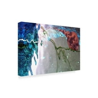 Védjegy Képzőművészet 'Aqua Abstract' Canvas Art készítette Incredi