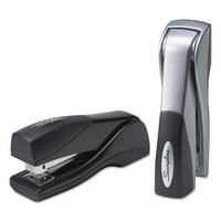 Swingline® Optima Grip Compact Stapler, 25 lapos kapacitás, lágy markolat, grafit