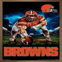 Cleveland Browns - Point Stance Wall poszter, 14.725 22.375
