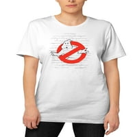 Ghostbusters női juniorok tégla logó rövid ujjú grafikus póló