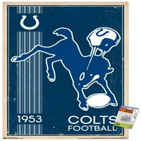 Indianapolis Colts - Retro Logo 22.37 34 keretes poszter