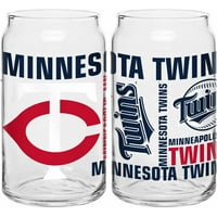 A Boelter Brands MLB két Spirit Glass készlet, Minnesota ikrek beállítása