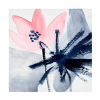 Melissa Wang 'Pink Water Lilies IV' vászon művészet