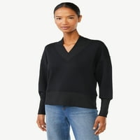 Scoop Női Scuba Knit Sweatshirt