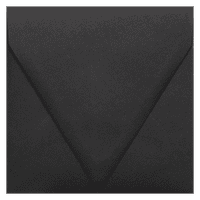 Luxpaper négyzet alakú kontúrlap borítékok, éjfél fekete, 250 csomag