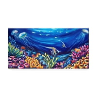 Védjegy Szépművészet 'Reef Magic' vászon művészet, Deborah Broughton