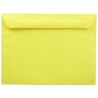 Papír és borítékfüzet színes borítékok, sárga, ömlesztett 250 doboz