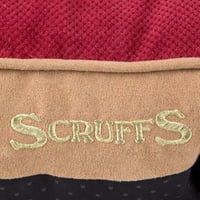 Scruffs® Highland Bo ágy, kedvtelésből tartott ágy, gépmosható, csúszás nélküli alap, egyrészes, lágyfalú kialakítás-piros